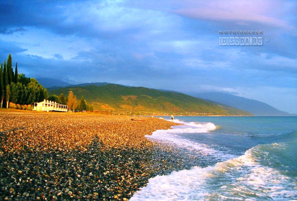 Гантиади абхазия фото поселка и пляжа