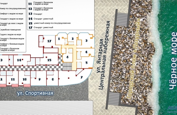 Лазаревское спортивная 23 карта