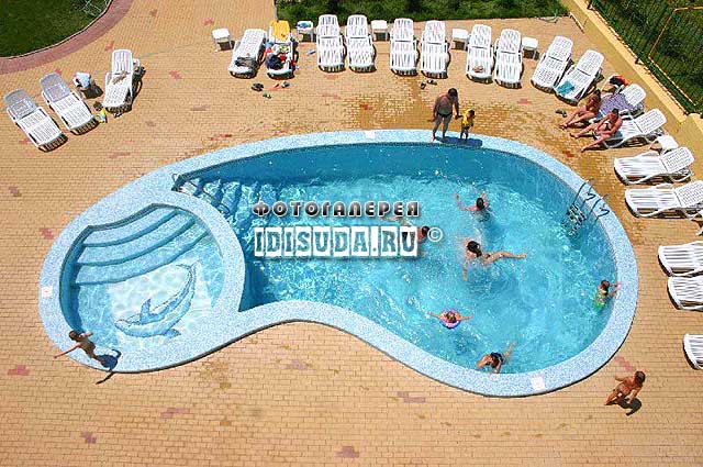 Витязево гостевые дома детская площадка бассейн